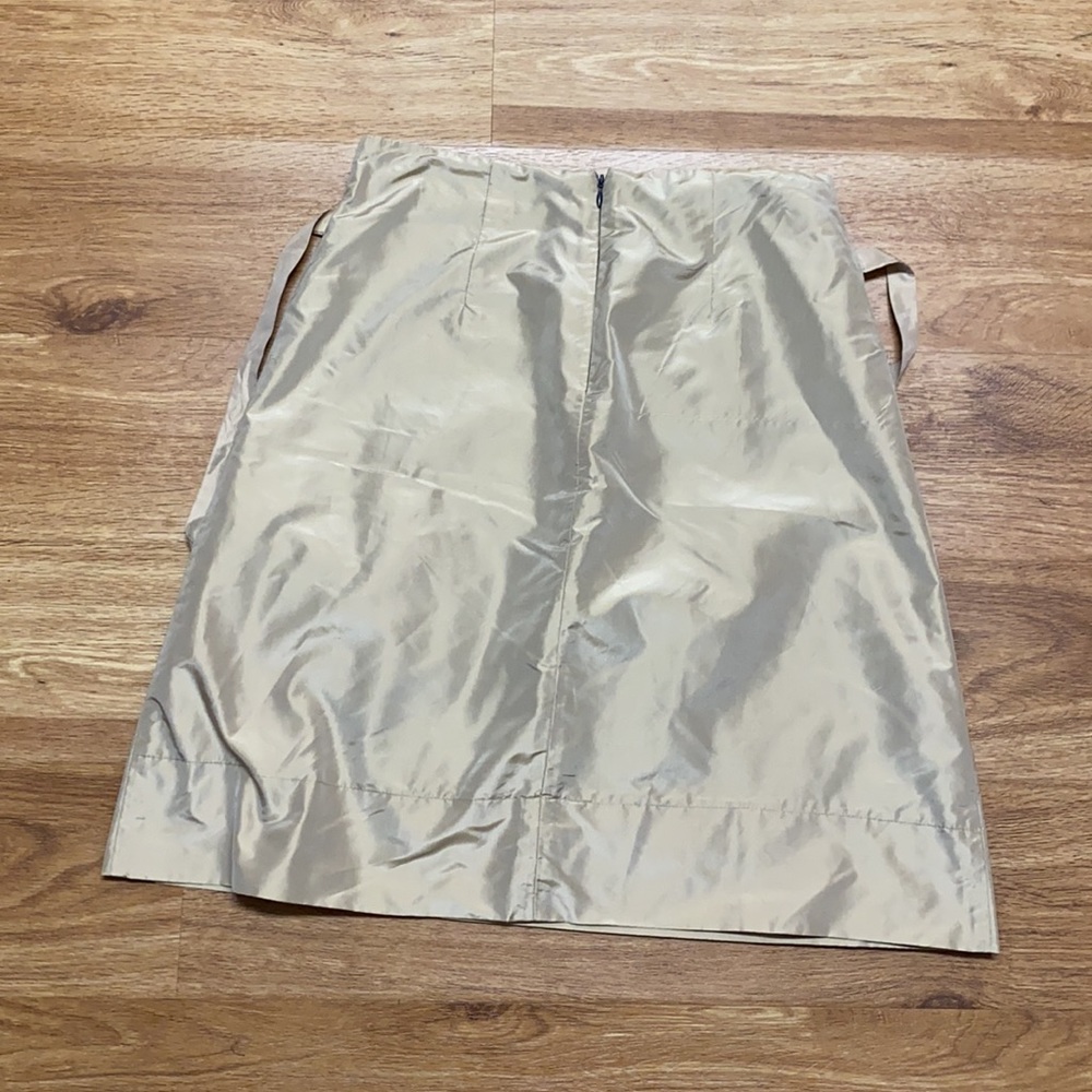 Black Label SF - Gold Silk Skirt - Picture 5 of 7